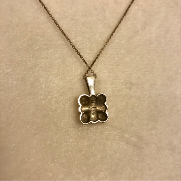 Vintage 925 Sterling Silver SK Pendant & Chain - Picture 5 of 9